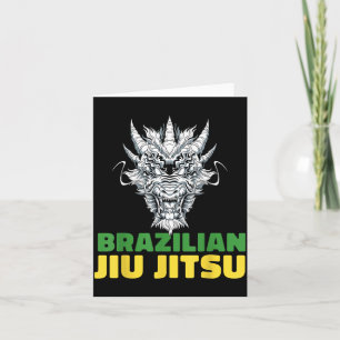 Carte Jiu Jitsu Brésilien Grappling - MMA BJJ Dragon