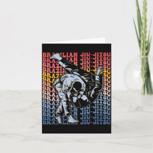 Carte Jiu Jitsu Brésilien Groovy BJJ