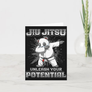 Carte Jiu Jitsu Brésilien MMA et Grappling BJJ Dabbing