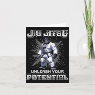 Carte Jiu Jitsu Brésilien MMA et Grappling BJJ Gorilla