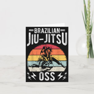 Carte Jiu-Jitsu brésilien OSS Jiu-Jitsu brésilien BJJ