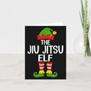 Carte Jiu Jitsu Elf Xmas Correspondance Famille Elf Squa