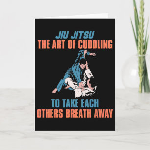 Carte Jiu Jitsu l'art de se câliner pour se prendre mutu