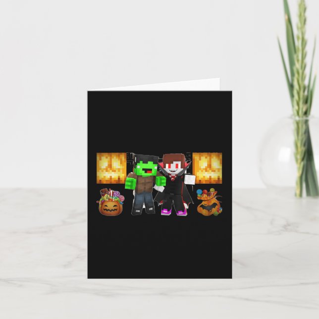 Carte Jj Et Mikey ! _ Bonne Halloween (Devant)