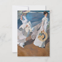 Joaquin Sorolla Y Bastida - Promenade Sur La Mer