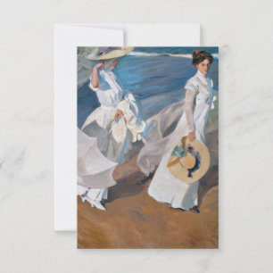 Carte Joaquin Sorolla Y Bastida - Promenade Sur La Mer