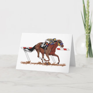Carte Jockey sur hippocampe