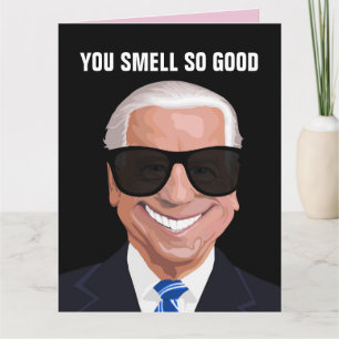 CARTE JOE BIDEN FUNNY JOE BIDEN DE VALENTINE ACCUEILLANT