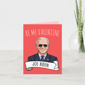Carte Joe Biden Saint-Valentin