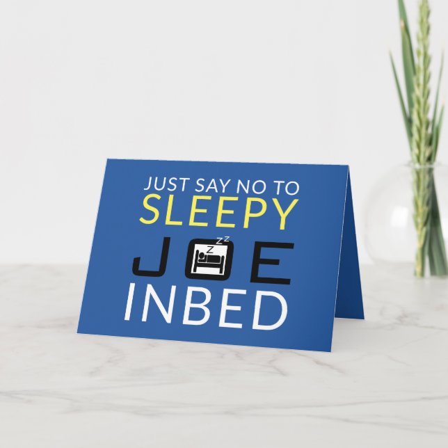 Carte Joe endormi (Devant)