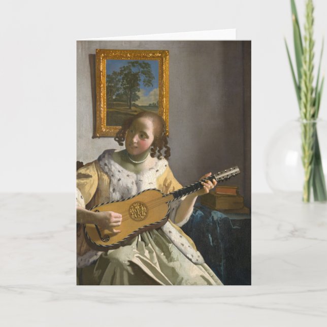 Carte Johannes Vermeer - Guitare (Devant)