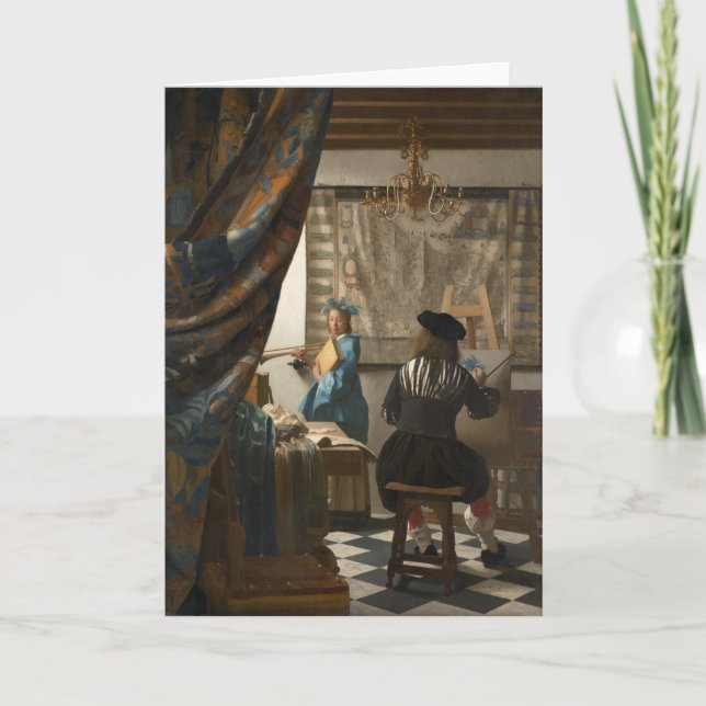 Carte Johannes Vermeer, L'Art De La Peinture (Devant)