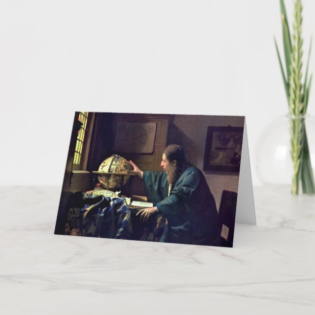 Carte Johannes Vermeer - L'astronome (Devant)