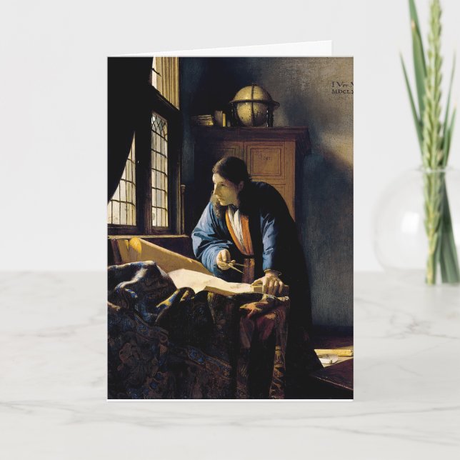 Carte Johannes Vermeer - Le géographe (Devant)