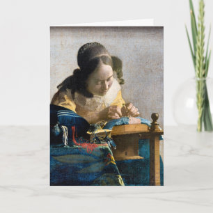 Carte Johannes Vermeer - Le Lacemaker