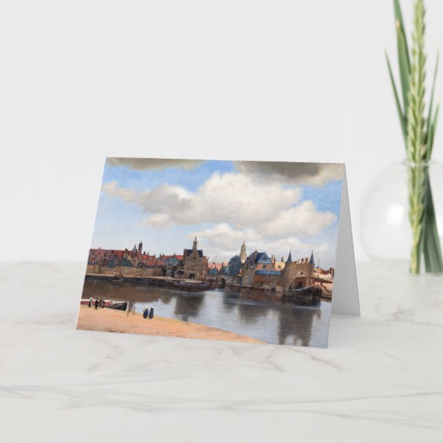 Carte Johannes Vermeer - Vue de Delft (Devant)