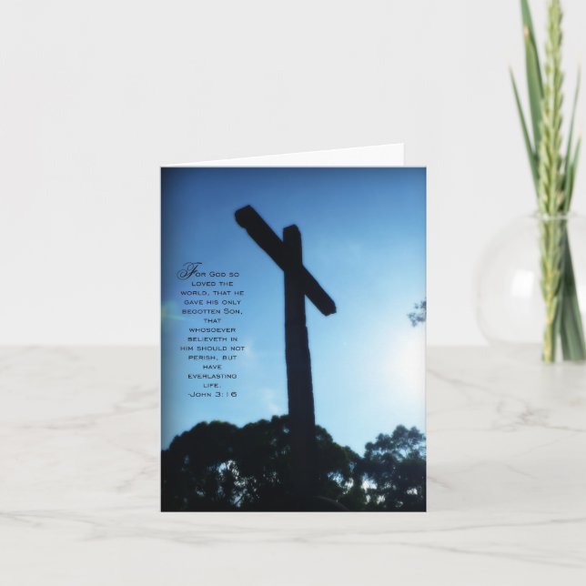 Carte John 3:16 (Devant)