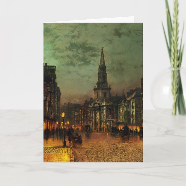 Carte John Atkinson Grimshaw- Blackman Street, Londres (Devant)