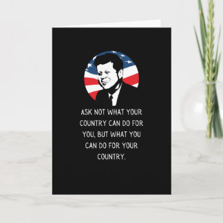 Carte John F Kennedy Citation JFK Inauguration 2021 Don