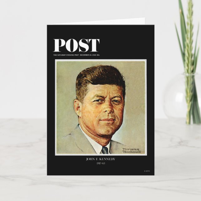 Carte John F. Kennedy DANS MEMORIAM (Devant)