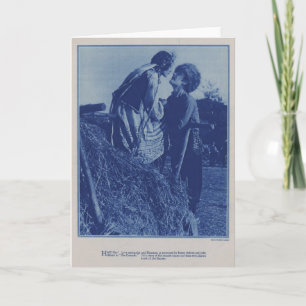 Carte John Gilbert Renee Adoree 1928 photo de production