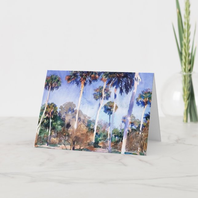 Carte John Singer Sargent- Palms (Devant)