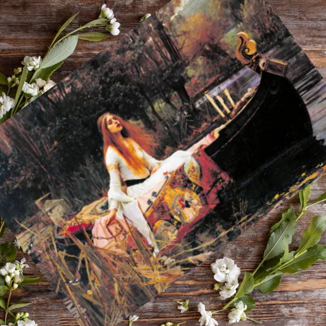 Carte John William Waterhouse La Dame de Shalott (Créateur téléchargé)
