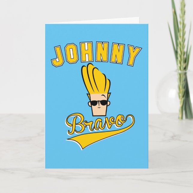 Carte Johnny Bravo Collegiate Graphic (Devant)