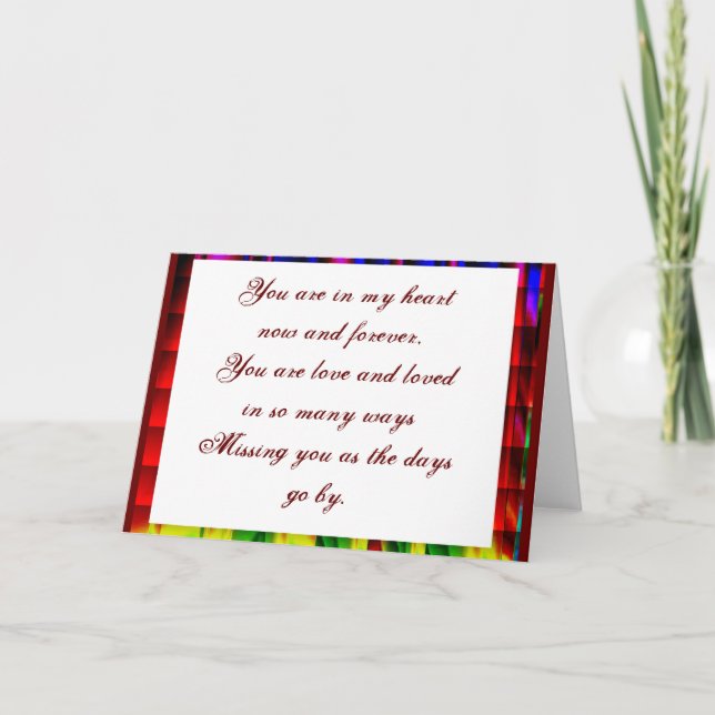 Carte Joie d'aimer_ (Devant)