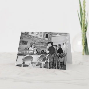 Carte Joint Burger des années 1940