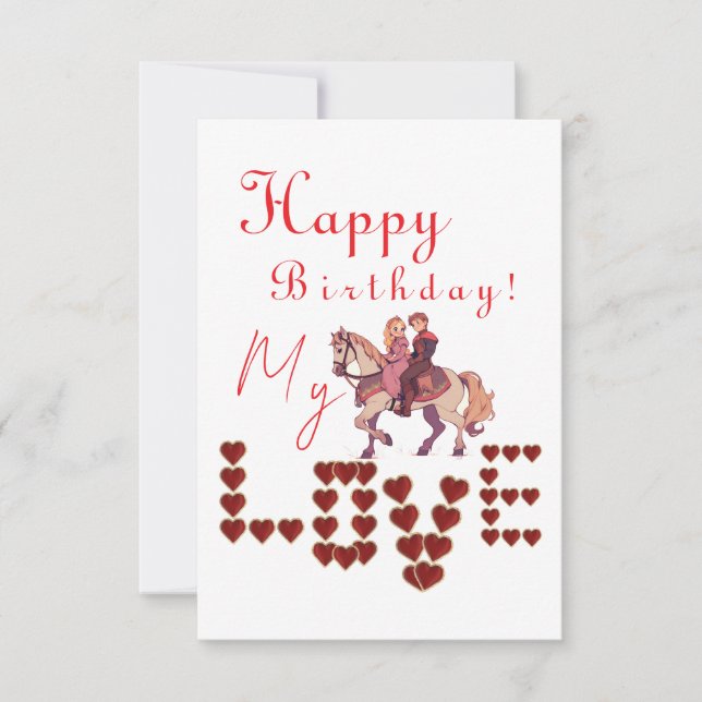 Carte joli anniversaire (Devant)