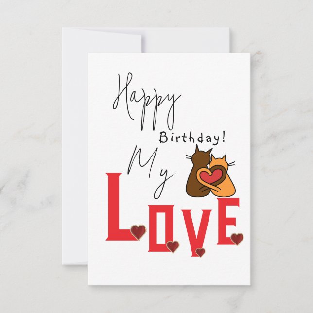 Carte joli anniversaire (Devant)