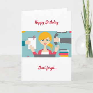 CARTE JOLI ANNIVERSAIRE À MON ***COTRAVAILLEUR***