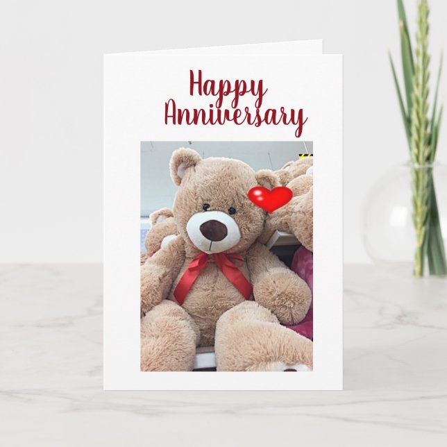 CARTE JOLI ANNIVERSAIRE À MON ***NOUNOURS PRÉFÉRÉ*** (Devant)