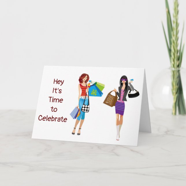 CARTE JOLI ANNIVERSAIRE **ET NOUS SAVONS COMMENT CÉLÉBRE (Devant)