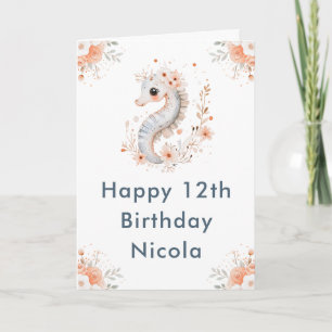 Carte Joli Anniversaire Floral