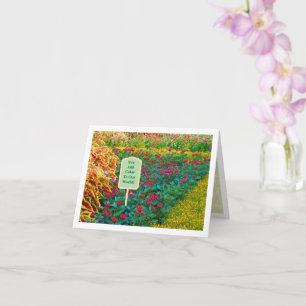 CARTE "JOLI ANNIVERSAIRE" /VOUS AJOUTEZ DE LA COULEUR À