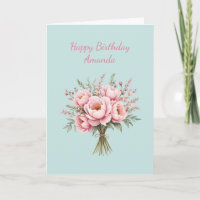 Joli bouquet de fleurs de pivoine rose pour annive
