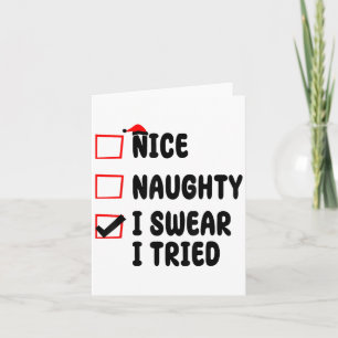 Carte Joli Coquin Je Jure Que J'ai Essayé
