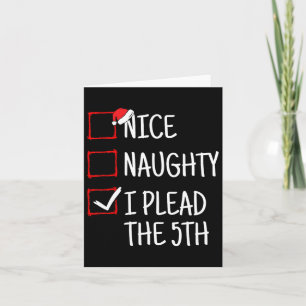 Carte Joli Coquin Je Plaide Le 5ème Noël Drôle 