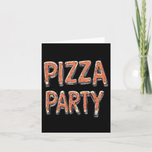 Carte Joli Costume de Fête de Pizza Pour Adultes et Enfa