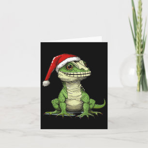 Carte Joli Costume de Reptile Pour Amateurs de Lézards d