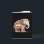 Carte Joli Costume d'Éléphant Pour les Couleurs et Anima<br><div class="desc">Joli Costume d'Éléphant Pour les Amateurs de Couleurs et Animaux Indiens</div>