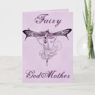 Carte Joli Décal Fairy Vintage