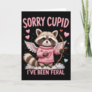 Carte Joli Désolé Cupidon Je suis une Valentine de raton