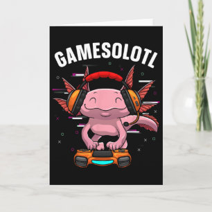 Carte Joli Jeu Art Pour Hommes Femmes Jeu Vidéo Axol