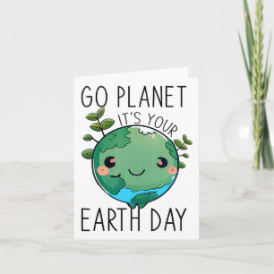 Carte Joli Jour des terres Go Planet Jour des terres Pou