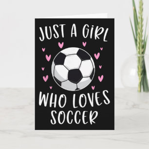 Carte Joli maillot de football pour filles juste une fil