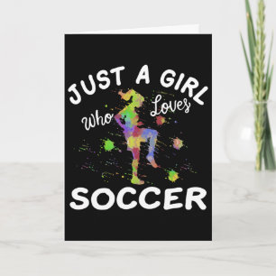 Carte Joli maillot de football pour filles juste une fil