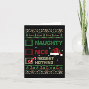 Carte Joli Méchant Je Ne Regrette Rien Sweater Sale Noël